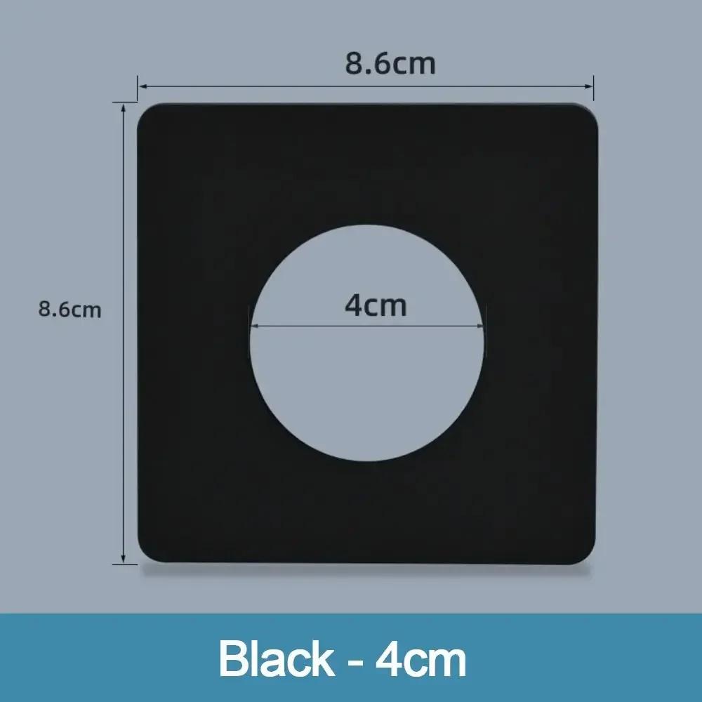 Electrical Supplies With Rubber Pad Wall Blank Panel With Outlet Hole 86Type Cable Cover Cable Organizer Storage Network Cable