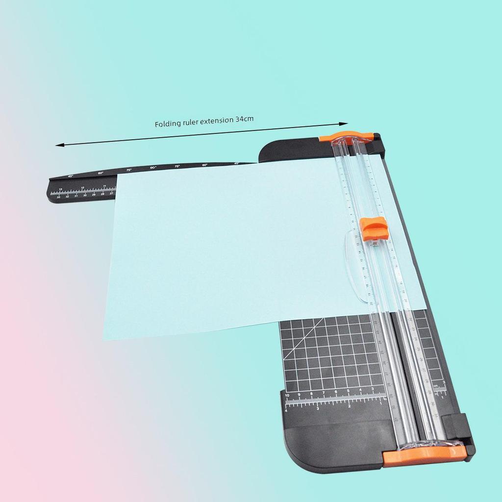A4 Manual Paper Cutter - Safe for Hands, Office Use, Plastic Trimmer