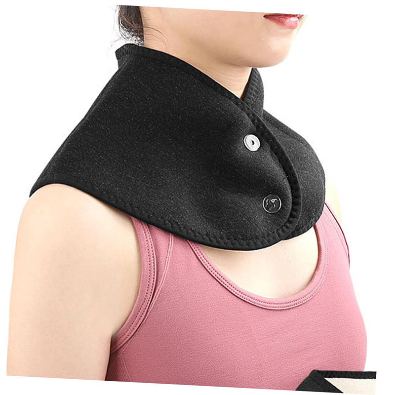 Keep Warm Shoulder Brace Winter Faux Lamb Wool Shoulder Protective Shawl Neck Back Warmer Wrap Cape For Old People Maternity