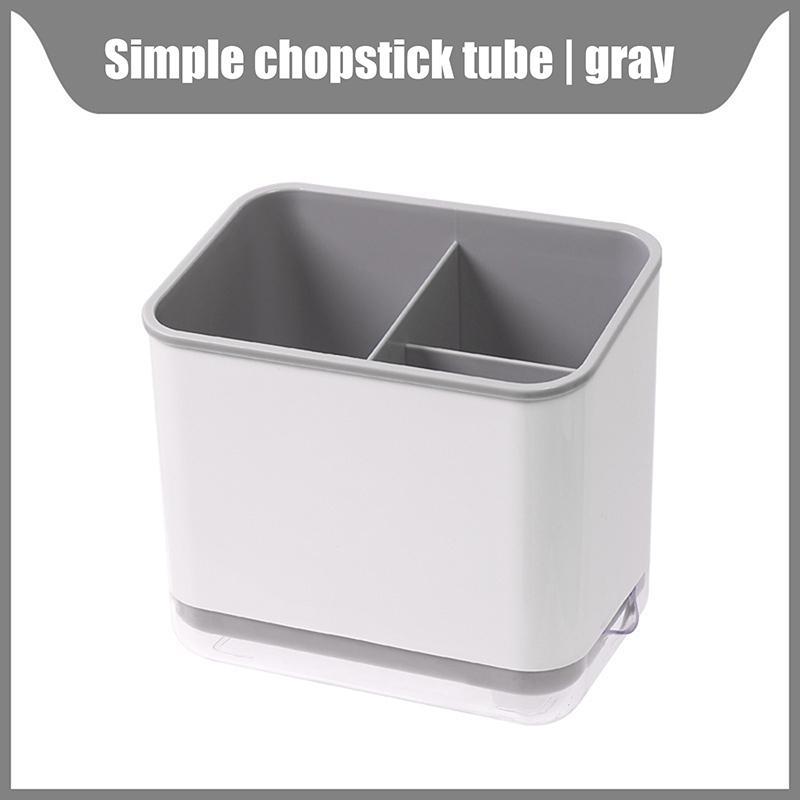 

Бытовая многофункциональная подставка для посуды, кухонная подставка для сушки посуды, подставка для палочек, ложек, вилок, стойка для хранения серый