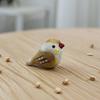 Handmade Bird Figurine Wooden Carving Bird Statue Miniature Wildlife Sculpture for Living Room Office Desktop TV Stand Decor Gifts for Bird Lovers