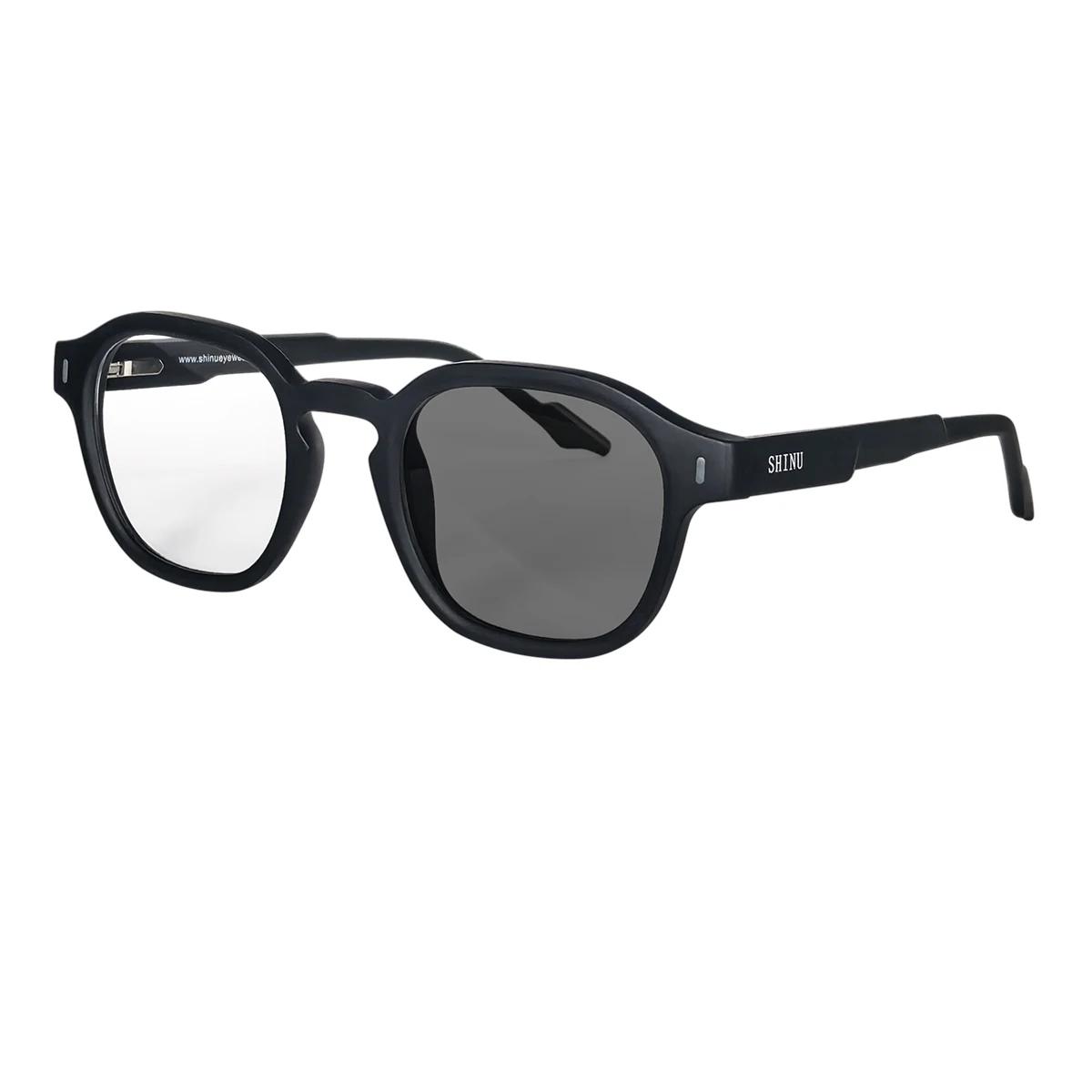 

SHINU Progressive Multifocal Photochromic Adaptive Lenses Eyeglasses for Reading Computer and Distance Vision No-line Progressive up 1.5 down 3.5