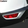 For Mazda CX-3 CX3 2015-    2024 Chrome Rear Fog Light Lamp Cover Trim Tail Foglight Bezel Trims Car Accessories