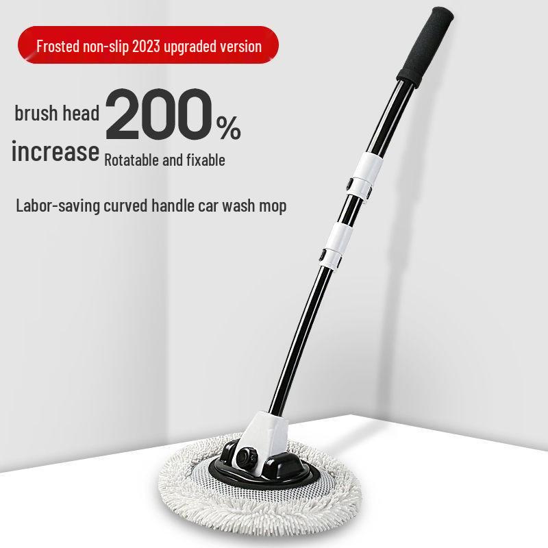 Mop telescopic retractabil din chenilă pentru spălarea mașinii Zhongheng cu mâner telescopic și perie cu peri moi