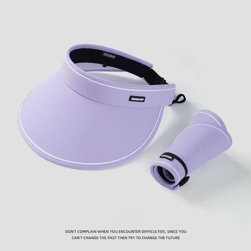 

1pc Hollowed Portable Sun Hat Can Roll Large Eaves All Summer Female Wide Brim Hat Cycling Outdoor Shade Beach Sun Protection One Size