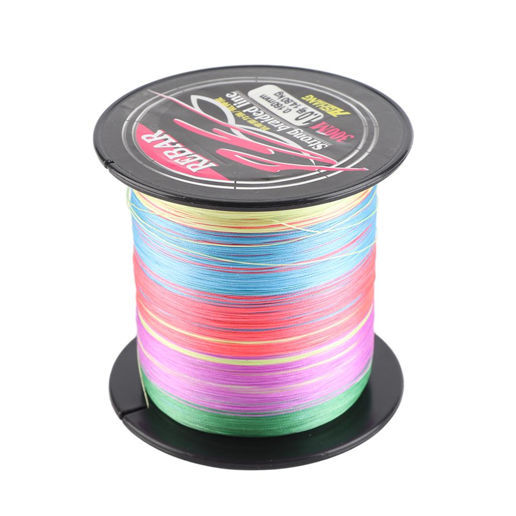 8 Strands Braided Fishing Line 300M Multi Colored Fishing Tackle Ultra Braided Line Fishing Props