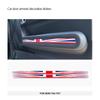 For Mini Cooper F66 F67 2024 2025 Car Door Armrest Decorative Leather Stickers Interior Protection Sticker Car Accessories