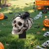 Weather Resistant Yard Decor Halloween Scarecrow Garden Stake, 2D Flat Creepy Zombie Ornament, Spooky Doll Horrifying Lawn Ornaments Decoration, Scary