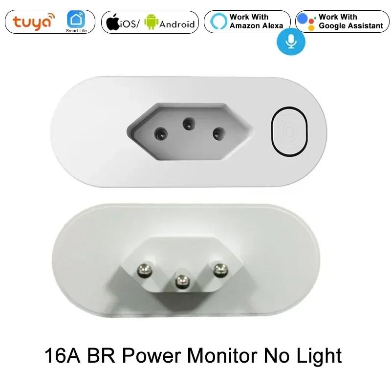 EU US UK DE BR AU IN WiFi Smart Plug Outlet Smart Life Tuya App Wireless Remote Control Power Socket Alexa Google Home No Hub