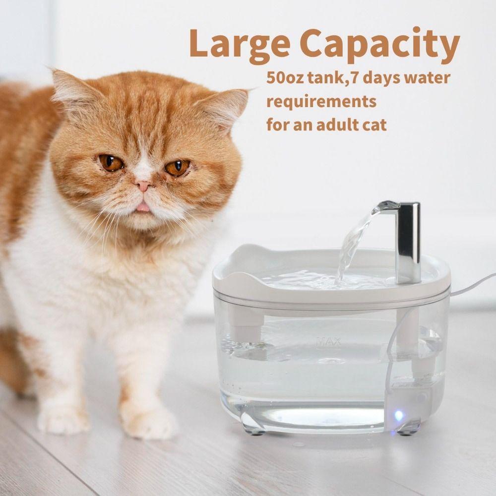 Auto Filter Cat Water Fountain with Silent Pump Dog Drinker Bowl Pet Water Dispenser  Pet