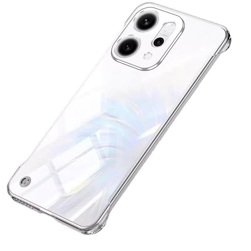Applicable To Opporeno14 Mobile Phone Case, New Transparent Borderless Reno14Pro Ultra-thin Lens Anti-drop Protection +