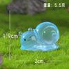 6-Pack in the Dark Figurines - Miniature Garden Decor, Cute Animal Statues for Garden and Terrarium