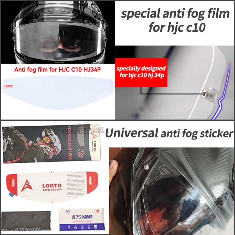 Motorcycle Helmet Visor Lens for HJC C10 Replace Anti-UV Anti-Scratch Dustproof Windshield Motorcycles Accessories Casque MotoSpeed Sensors 6