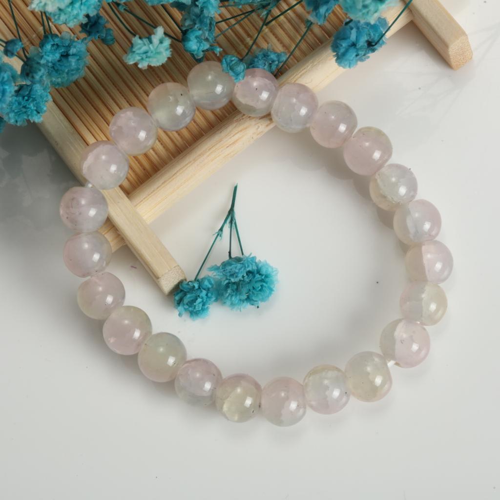 1-8Pcs Colorful Beads Beaded Bracelet Glass Beads Women's Fresh Versatile Jewelry Stretch Effected Handmade Bracelet Jewelry