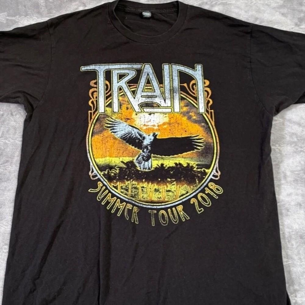 Rare Train band tour 2018 CottonMen S-5XL20D911 Unisex T-Shirt XXXL