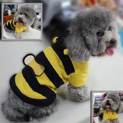 Dog Coat Outfit Pet Hoodie Clothes Cute Fancy Puppy Apparel Costume Cat Bee Style