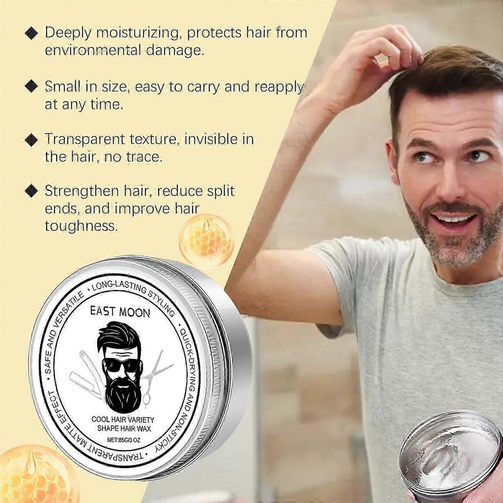 Matte Hair Wax - Fluffy Styling, Non-Greasy, Long-Lasting Hold, All Hair Types, 85g