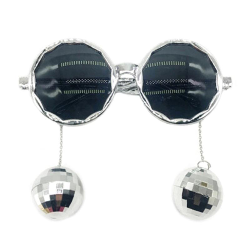 DiscoHippie Sunglasses Vintage Round 70s 80s Styles Circle Sunglasses Eyewear for Men Women Costumes Parties Gifts