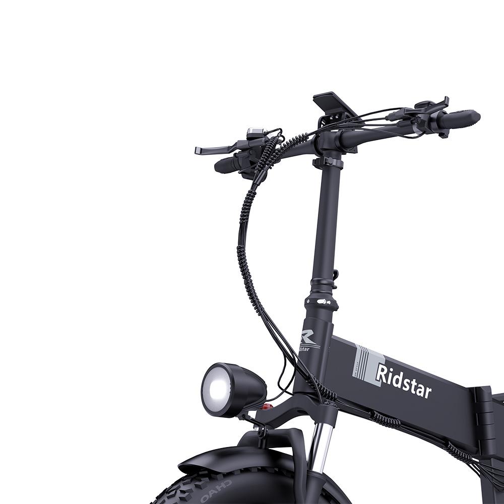 Elektrické kolo Ridstar-H20PRO - Motor 48V 1000W, LCD displej, Doba nabíjení 4-6H, Rychlost ≤45 km/h