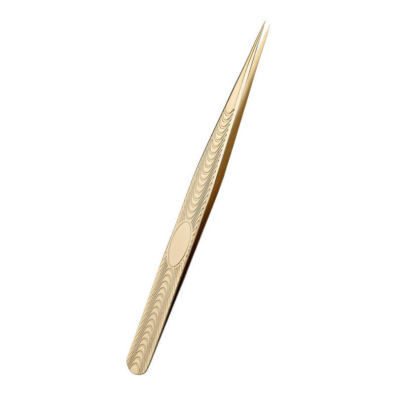 High-Density Blooming Eyelash Extension Tweezers - Precision Beauty Tool for False Lashes
