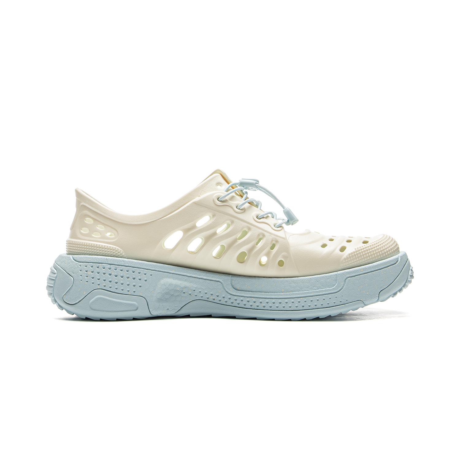 

New LiNing Pan Gu Trek Anti Slip Wear Resistant River Trekking Shoes Unisex Beige Blue AZSV017-5 37