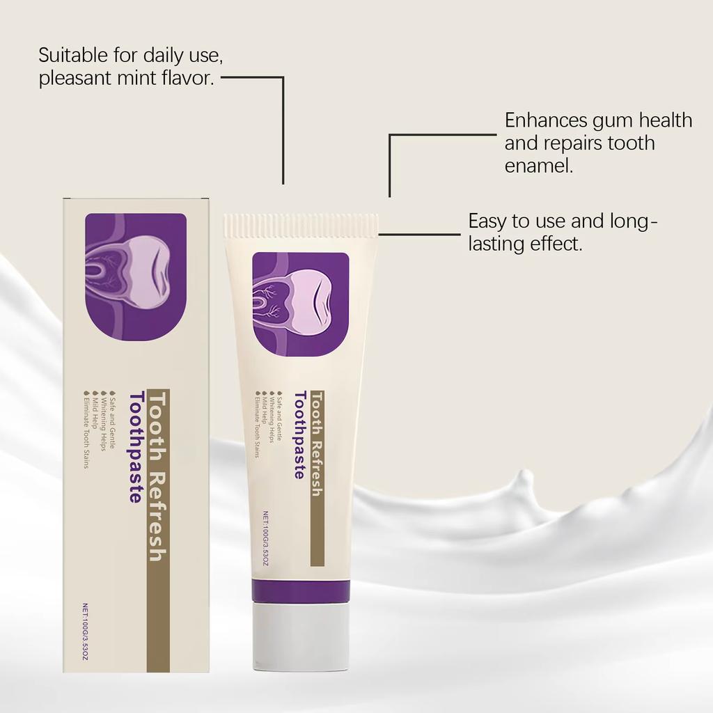 Tannrensende Tannkrem Whitening Tann Fjerne Plakk Flekk Frisk Pust Forbedre Dårlig Ånde Tannpleie Tannkrem Voksne