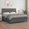 3142774 vidaXL Divan Bed with Mattress White 120x200cm Faux Leather