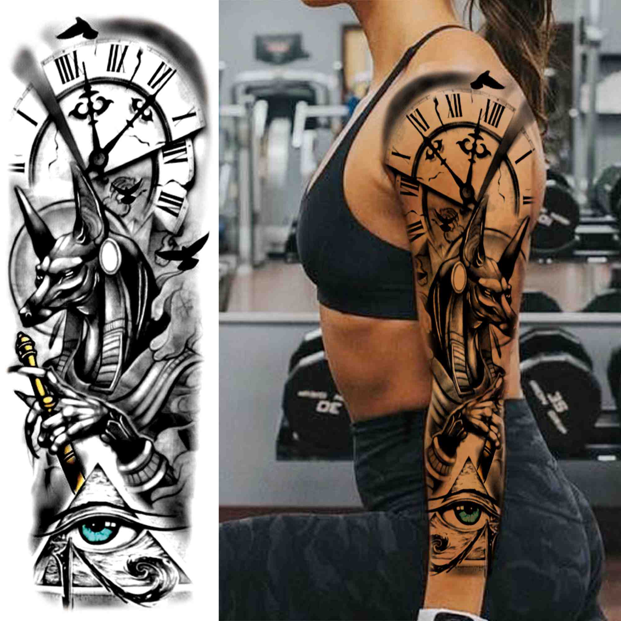 

Военные временные татуировки маори для мужчин, взрослые, реалистичные поддельные татуировки льва, самурая, большая наклейка, сексуальные татуировки на всю руку