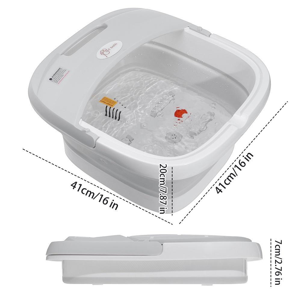 500W Foot Spa Bath Massager Machine Foot Spa Foot Bath Detox Machine Electric Massager Cleanse Foot Massage Foot Health