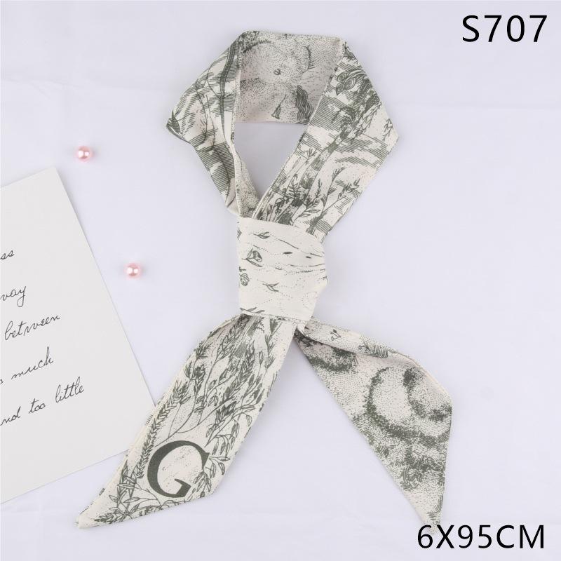 Seidentuch Schleife für Tasche Lang Vielseitig Streamer Gebundenes Haar Damenband Haarschmuck Stirnband