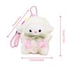 Cute Plush Sheep Keychain Lamb New Year Sheep Bag Pendant Tulip Lamb  Doll  Hanging Decoration