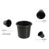Black ABS Car Cup Holder Suitable For Vehicles Campers Truck And Marine Vessels Easy To Clean And Install