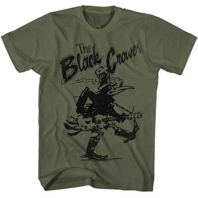 The Black Crowes Vintage Crowes Vojenská zelená Hudební tričko Unisex Tričko