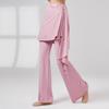 Women's Classical Dance Skirt Pants with Bell Bottoms and Drape Design