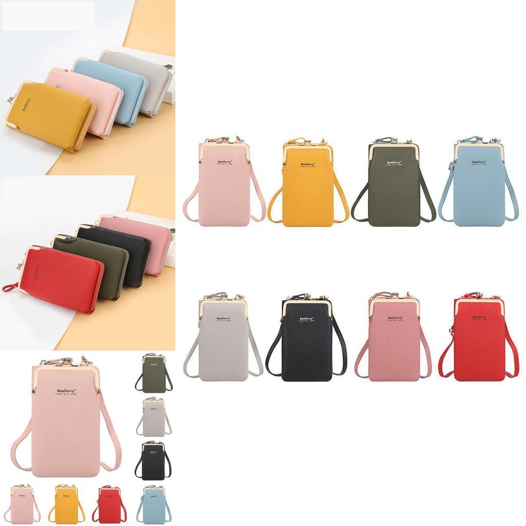 For Bag Shoulder Women Sling Bags Pu Leather Cellphone Cosmetic Pouch Purse Coin