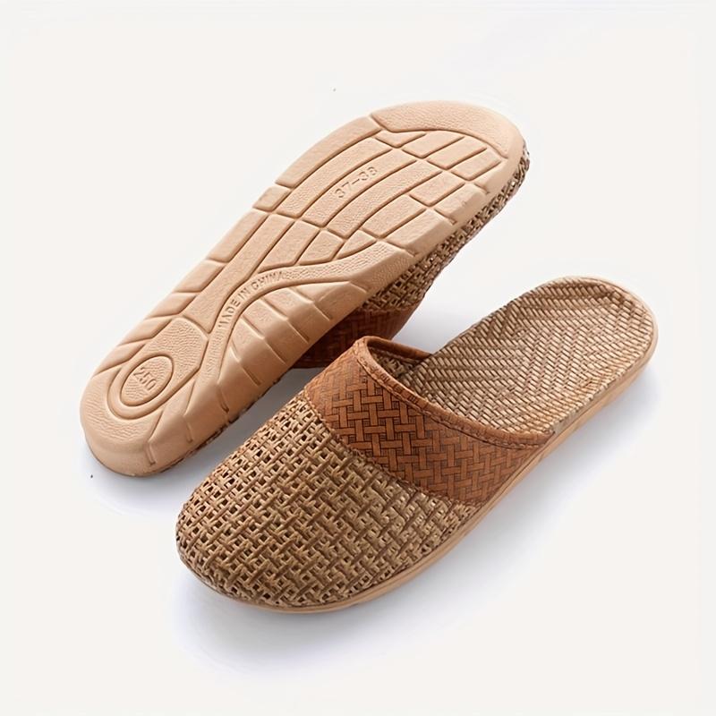 Summer Indoor Floor Slippers for Men And Women, Suitable for Couples, Cool Indoor Slide Shoes, Lightweight And Soft, Home Floor Shoes