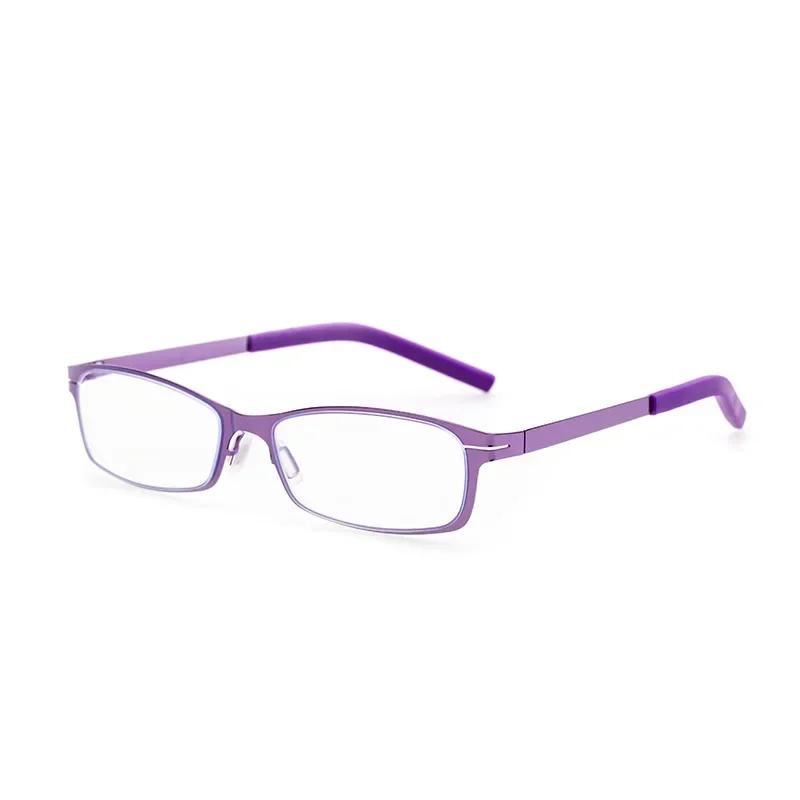 Ultralight Frame Reading Glasses Vintage Square Anti-Blue Ray Eyeglasses Metal High-Definition Presbyopia Glasses +1.0~+4.0