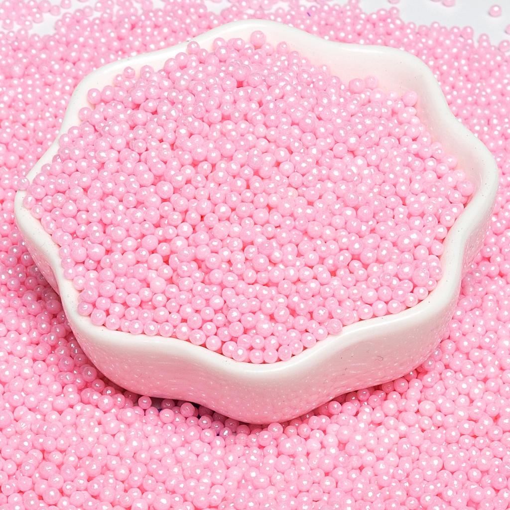 Decorações de Bolo de Pérolas de Açúcar Brancas, Douradas e Prateadas - Bolinhas Redondas para Confeitaria, Sorvete e Panificação - Pérolas de Açúcar Coloridas Mistas em Forma de Agulha.