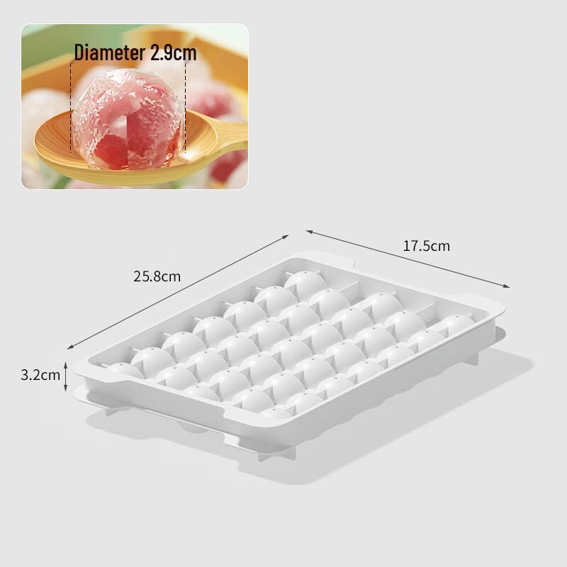 ZISIZ Food-Grade Ice Ball & Cube Mold Set