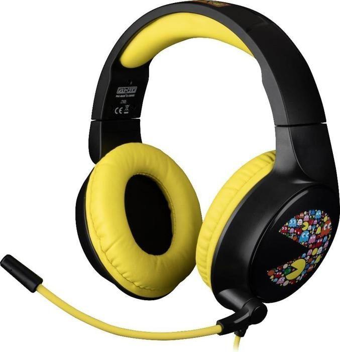 Casque - Konix - PACMAN - Jaune - Filaire - Circum-aural