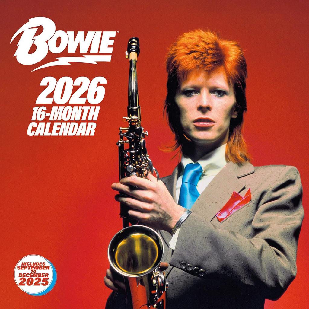David Bowie 2026 Icon Calendar