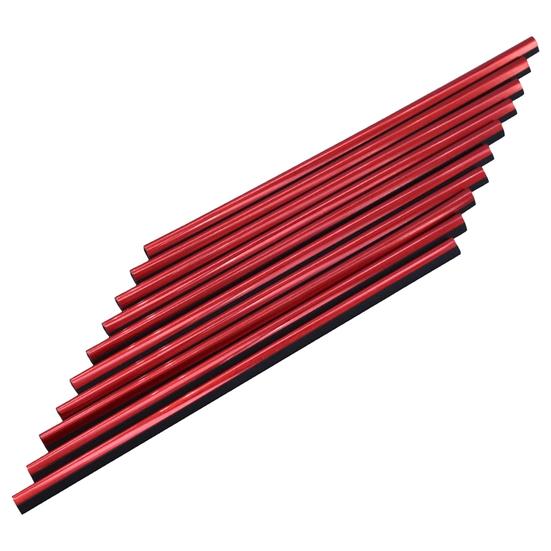 10 Stück Luft-PVC-U-Entlüftungsstreifen, flexible Form, universelles Klimaanlagen-Auslassgitter