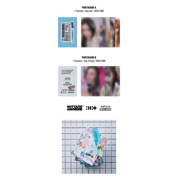 ILLIT 1st Single Album [NOT CUTE ANYMORE] (ILLIT X Ashley Williams Pouch Ver.) COLLAGE