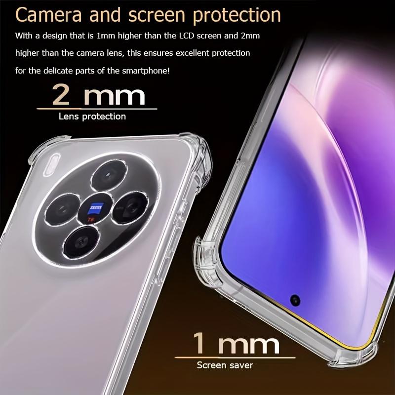 EUCAGR Transparent Phone Case for Vivo X300 Pro X300 Ultra Soft Silicone Back Cover for Vivo X300S Clear Shock Proof Airbag Case