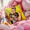 The Rock Face America Dwayne Johnson Cushion Cover Pattern Printed Pillowcase For Living Room Sofa Cushion Cover  Bedroom Decor