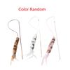 Cat Furry Toy Wands Toy with Furry LeopardPrint Lovely Teasers for Kitten or Cats Plaything Gift for Indoor Cat