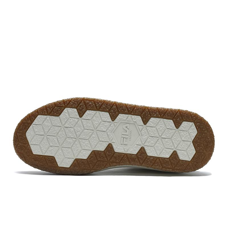 FILA Olimpica Casual Versatile Durable Low-Top Skate Shoes Men Sneakers Yellow Brown F12M441208FBA