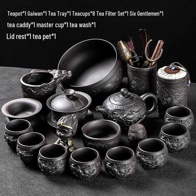 

Auspicious Dragon Zisha Kung Fu Tea Set