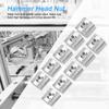 50pcs Pre-Assembled Hammer Nuts Slide In Tee Nut Threaded Sliding T Nuts  For CNC Router Build