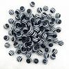 8/10/12mm Round Resin Beads Stripe Spacer Beads for Jewelry Making Children Handcraft Department DIY Bracelet Accessories